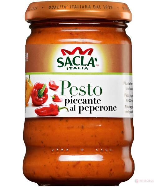Sacla Pesto Fiery Chilli Sauce(190g/bottle)(Vegetarian)